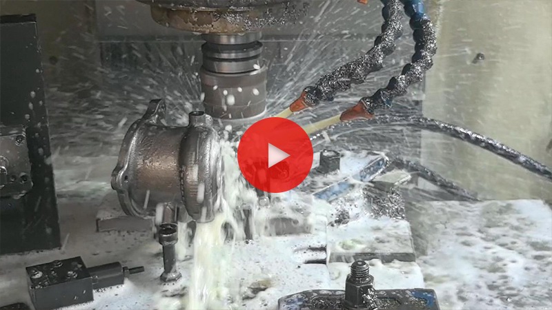 加长型忽面刀发动机增压器高温合金零件加工