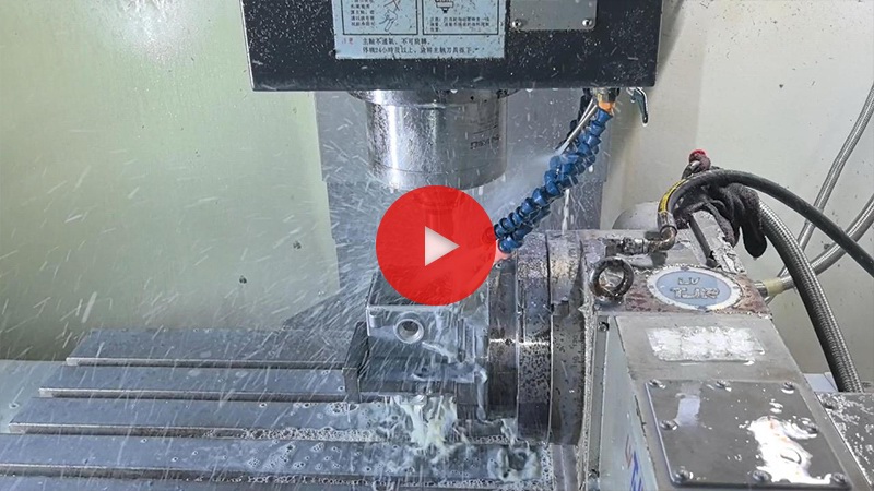 加长型非标铝用铣刀压铸铝合金零部件加工